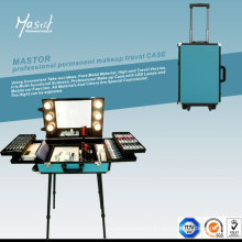 Mastor Profesional Nuevo diseño traval maleta para el maquillaje permanente